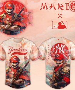 New York Yankees x Mario Samurai Hero 2025 Limited Baseball Jersey