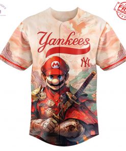 New York Yankees x Mario Samurai Hero 2025 Limited Baseball Jersey