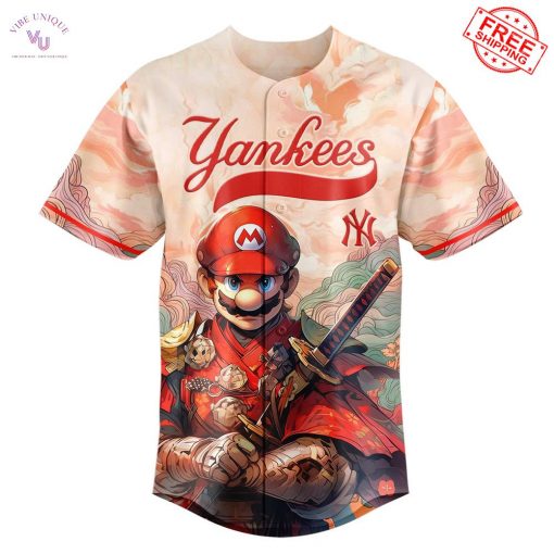 New York Yankees x Mario Samurai Hero 2025 Limited Baseball Jersey