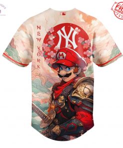 New York Yankees x Mario Samurai Hero 2025 Limited Baseball Jersey 3