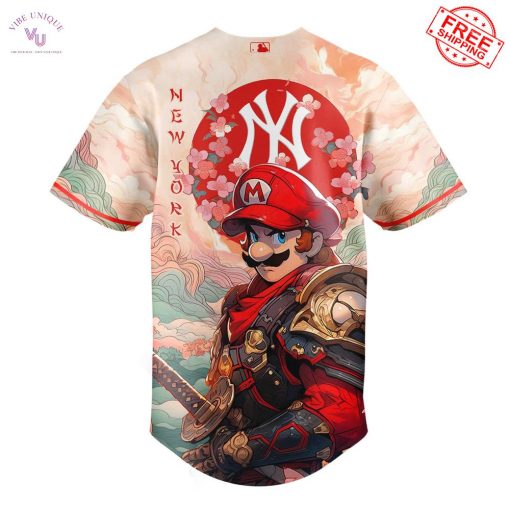 New York Yankees x Mario Samurai Hero 2025 Limited Baseball Jersey