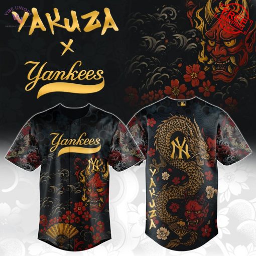 New York Yankees x Yakuza Dragon Oni 2025 Limited Baseball Jersey