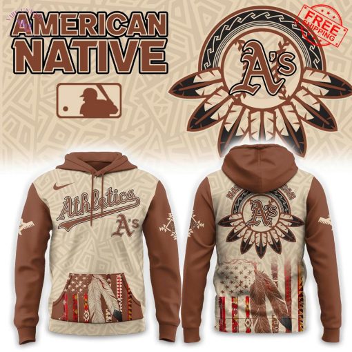 Oakland Athletics x Native American Heritage Special Hoodie 2025