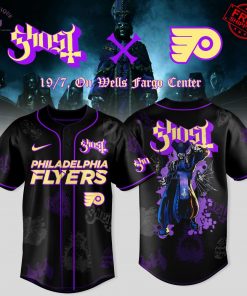 Philadelphia Flyers x Ghost Band Skeletour 2025 Limited Baseball Jersey