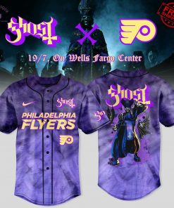 Philadelphia Flyers x Ghost Band Skeletour 2025 Limited Baseball Jersey
