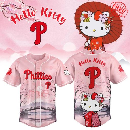Philadelphia Phillies Sakura Kitty 2025 Limited Baseball Jersey