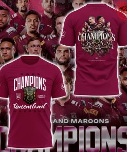 Queensland Maroons State of Origin Champions 2025 Limited T-Shirt