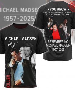 Remembering Michael Madsen 1957 – 2025 Limited Shirt Collection