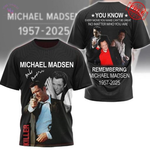 Remembering Michael Madsen 1957 – 2025 Limited Shirt Collection