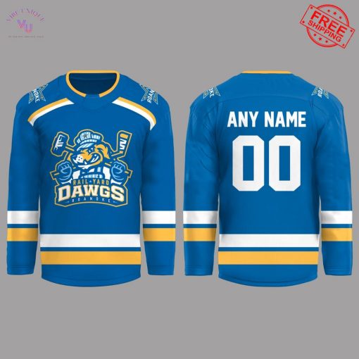 Roanoke Rail Yard Dawgs New Logo Personalized Limited Hockey Jersey