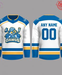 Roanoke Rail Yard Dawgs New Logo Personalized Limited Hockey Jersey 4
