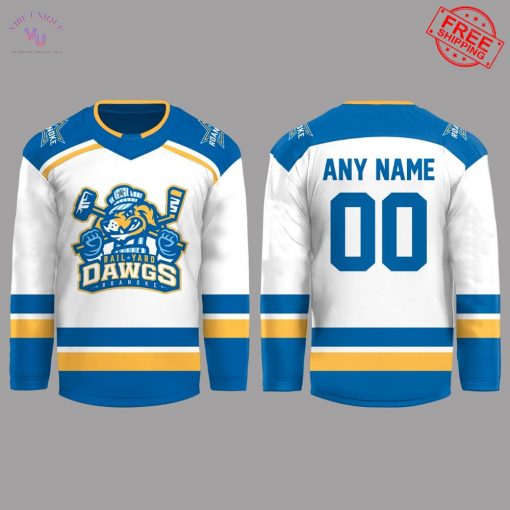 Roanoke Rail Yard Dawgs New Logo Personalized Limited Hockey Jersey