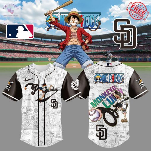 SD Padres One Piece Straw Hat Pirates 2025 Limited Baseball Jersey