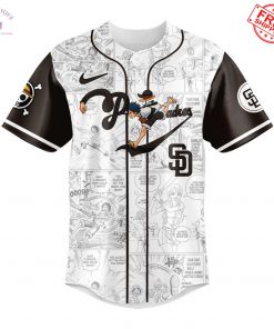 SD Padres One Piece Straw Hat Pirates 2025 Limited Baseball Jersey