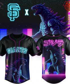 SF Giants x Japanese Godzilla 2025 Limited Baseball Jersey