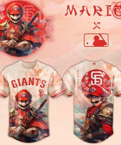 San Francisco Giants x Mario Samurai Hero 2025 Limited Baseball Jersey