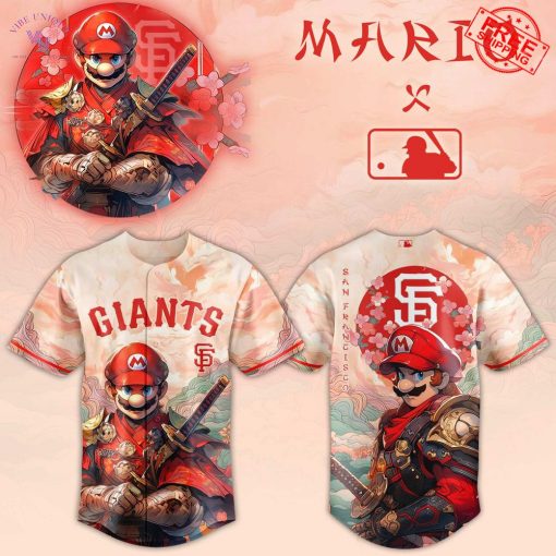 San Francisco Giants x Mario Samurai Hero 2025 Limited Baseball Jersey