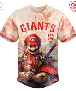San Francisco Giants x Mario Samurai Hero 2025 Limited Baseball Jersey