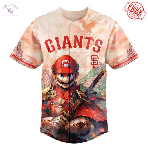 San Francisco Giants x Mario Samurai Hero 2025 Limited Baseball Jersey