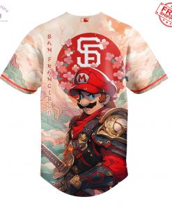 San Francisco Giants x Mario Samurai Hero 2025 Limited Baseball Jersey 3