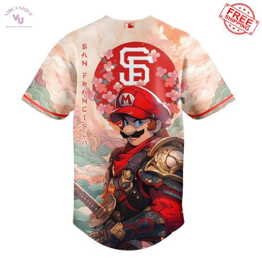 San Francisco Giants x Mario Samurai Hero 2025 Limited Baseball Jersey