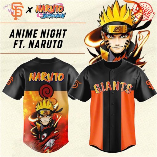 San Francisco Giants x Naruto 2025 Limited Baseball Jersey