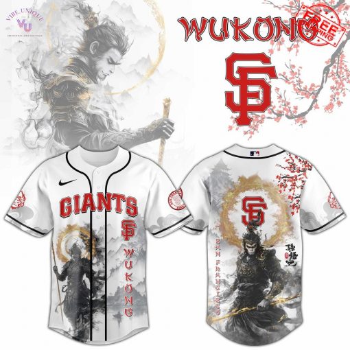 San Francisco Giants x Wukong 2025 Limited Baseball Jersey