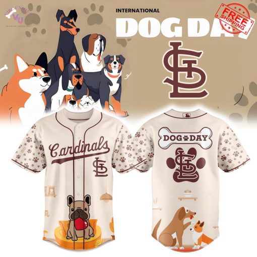 St. Louis Cardinals International Dog Day 2025 Limited Baseball Jersey
