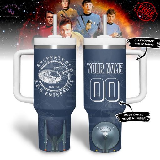 Star Trek USS Enterprise Personalized Limited Stanley Tumbler