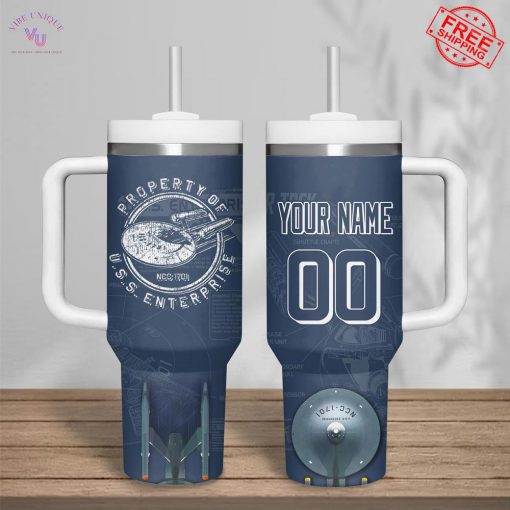 Star Trek USS Enterprise Personalized Limited Stanley Tumbler