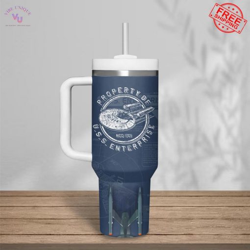 Star Trek USS Enterprise Personalized Limited Stanley Tumbler