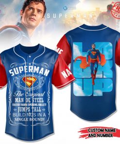 Superman Look Up Custom Name and Number Limited Baseball Jersey