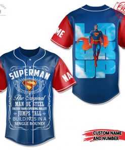 Superman Look Up Custom Name and Number Limited Baseball Jersey