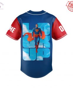 Superman Look Up Custom Name and Number Limited Baseball Jersey 4