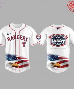 Texas Rangers National Night Out 2025 Limited Baseball Jersey