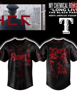 Texas Rangers x Long Live 2025 My Chemical Romance Limited Baseball Jersey