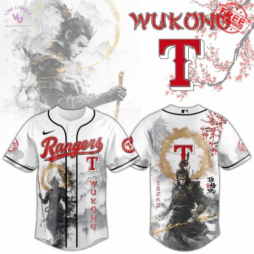 Texas Rangers x Wukong 2025 Limited Baseball Jersey
