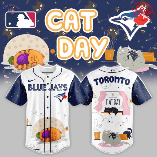 Toronto Blue Jays x International Cat Day 2025 Limited Baseball Jersey