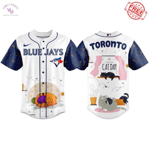 Toronto Blue Jays x International Cat Day 2025 Limited Baseball Jersey