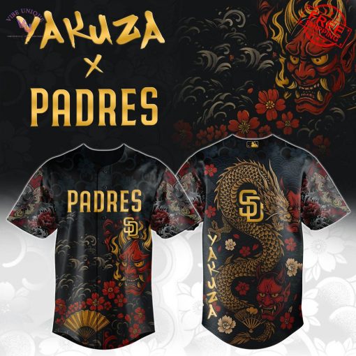 Yakuza Dragon Oni x San Diego Padres 2025 Limited Baseball Jersey