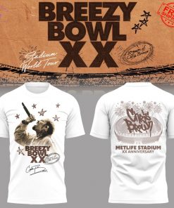 Chris Brown Breezy Bowl XX MetLife Stadium 2025 Limited T-Shirt