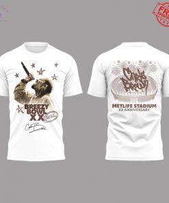 Chris Brown Breezy Bowl XX MetLife Stadium 2025 Limited T-Shirt