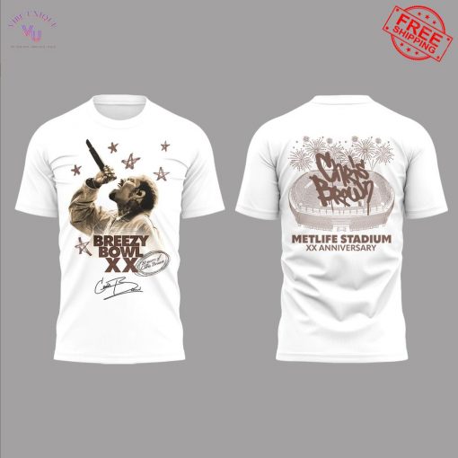 Chris Brown Breezy Bowl XX MetLife Stadium 2025 Limited T-Shirt