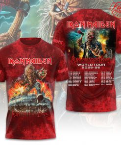 Iron Maiden Run For Your Lives World Tour 2025-26 Limited Merch Collection