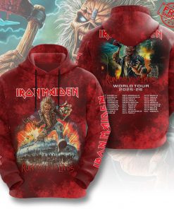 Iron Maiden Run For Your Lives World Tour 2025-26 Limited Merch Collection