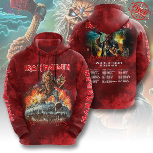 Iron Maiden Run For Your Lives World Tour 2025-26 Limited Merch Collection