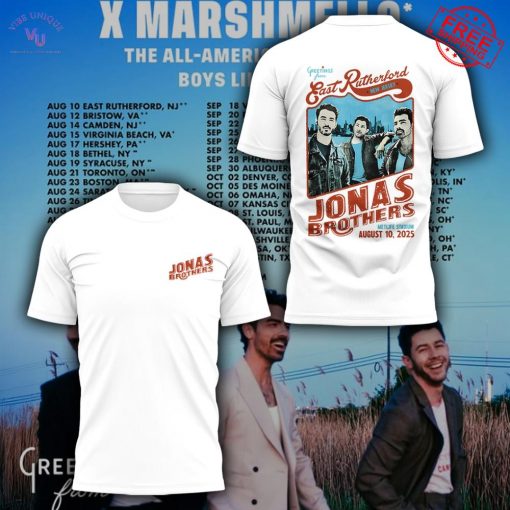 Jonas Brothers x Marshmello 2025 Limited T-Shirt