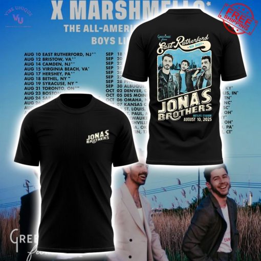Jonas Brothers x Marshmello 2025 Limited T-Shirt