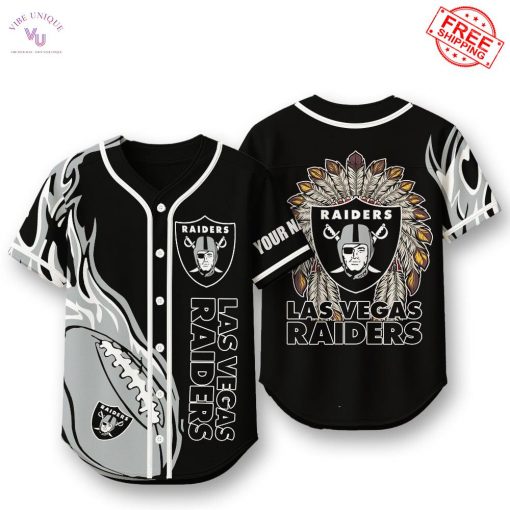 Las Vegas Raiders Native American 2025 Custom Name Limited Baseball Jersey