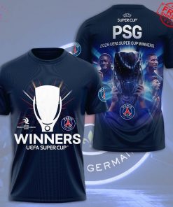 PSG 2025 UEFA Super Cup Winners Limited Merch Collection